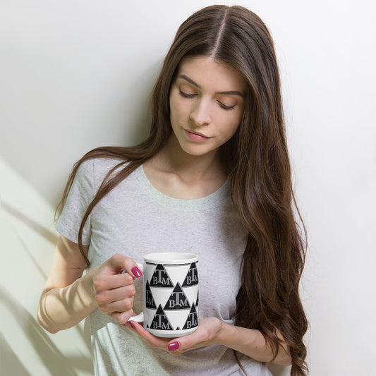 White glossy mug BiggaThanMe LLC